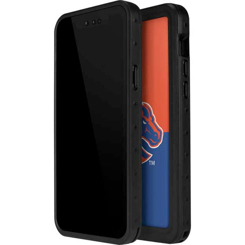 Boise State University Broncos Checkered iPhone 15 Plus Waterproof Case
